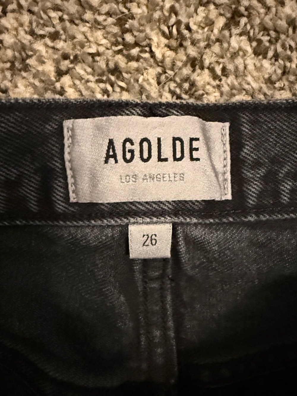 NWOT AGOLDE 90s Pinch Waist High Rise Straight Jeans - Picture 5 of 8